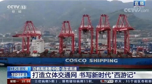 总理视察世界大港，身后这艘船点亮海运物流新篇章